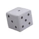 thumbnail image 1 of Dice Cube Taburete Otomano Con Pies Cúbicos Para Sofá, Mesita De Noche, Sala De Juegos, Terciopelo Azul L, 1 of 5