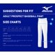 thumbnail image 3 of Pantalones de béisbol Mizuno Prospect para adulto, blancos, talla pequeña, 3 of 5