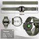 thumbnail image 3 of Elegante reloj inteligente negro IP68 resistente al agua, al polvo y a los golpes para hombre con Bluetooth para llamadas tácticas y deportes con batería de larga duración y diseño duradero ideal para, 3 of 5
