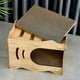 thumbnail image 3 of Cama Casa De Madera Para Gatos Con Rascador Interno, 3 of 3
