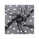 thumbnail image 4 of INSPIRE CHIC Pañuelo Cuadrado de Gasa con Lunares de los Años 50 para Mujer, Pañuelo Retro Ligero y Suave con Hebilla Magnética 25.6x25.6" Puntos Blanco-Negro, 4 of 6