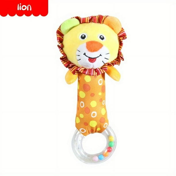 Baby Hand Rattles Newborn Hand Grab Rattles 0-1 Years Old Soothing Hand Rattles Puzzle Plush Toys