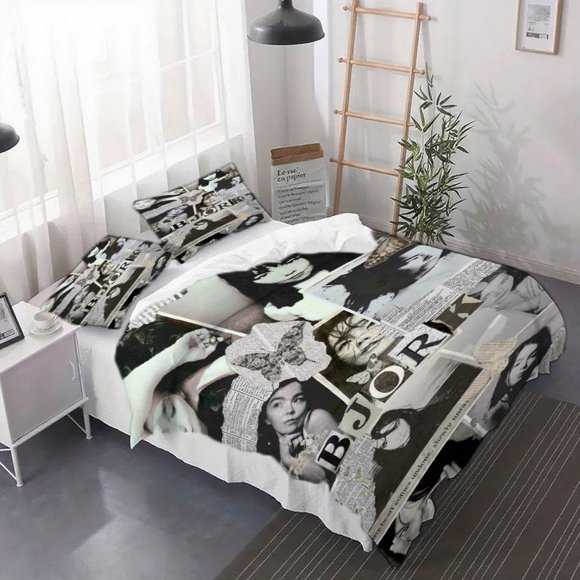 3pcs Birch Collage Duvet Cover Set - Includes Duvet Cover and Pillowcases Bedding