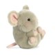 thumbnail image 4 of Ratón de peluche Aurora Round Rolly Pet Frisk Mouse, 12 cm, gris, 4 of 5