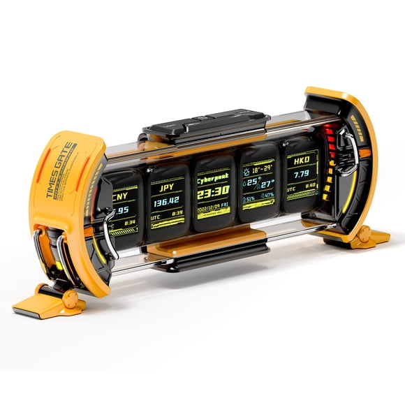 Reloj digital Divoom Times Gate Cyberpunk Gaming WiFi Control