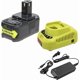 thumbnail image 1 of Batería de 18V 3.0Ah y Combo Charger para Herramientas Inalámbricas Ryobi de 18 Voltios, Batería y Charger P118B, 1 of 6