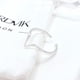 thumbnail image 3 of Anillo Vintage en V, Ajustable, Plata 925, 3 of 5