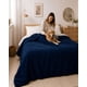 thumbnail image 4 of Frazada Manta Texturizada 2 Plazas Ropa De Cama, 4 of 6