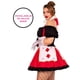 thumbnail image 3 of Juego de cartas Costume Leg Avenue, bonito, rojo y negro, talla ML, adulto, 3 of 6