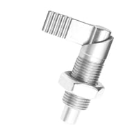 Magideal - Pan De Pestillo Cargado De Resorte Indexación De Pasador Retráctil M12X1.5 Fácil De Usar Conveniente Con Muesca De Parada Para Máquinas Expendedoras