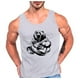 thumbnail image 2 of Polera Diseño Oso Gym Pesas Musculosa Tank Life talla XL Gris Hombre, 2 of 3
