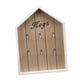 thumbnail image 3 of Porta Llaves De Pared Con Puerta De Almacenamiento, Estante De Pared De Madera Con Ganchos, 21,5x2,8x29cm, Blanco, 3 of 3