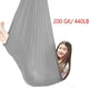 thumbnail image 3 of Columpio sensorial de terapia para interiores, ideal para adultos, niños y adolescentes con necesidades sensoriales especiales. Ideal para personas con autismo y con un efecto calmante (gris)., 3 of 8