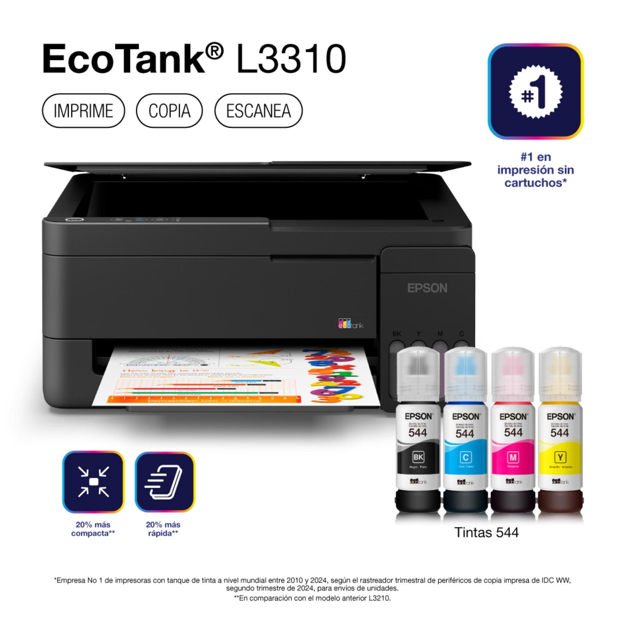 Impresora Multifuncional Ecotank Epson L3310