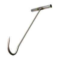 Magideal - Gancho Para Carne, Ganchos De Elevación Versátiles, Cubierta De Drenaje, Gancho De Herramienta Rígida, Herramienta Elevadora De Cubierta De Pozo, Herr 40Cm