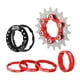 thumbnail image 5 of Separadores De Cassette De Una Velocidad Adaptador De Pi?ón De Rueda Libre Bicicleta Rojo, 5 of 5