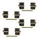 thumbnail image 2 of 4 Uds. Clips Antisonajero Para Pastillas De Freno Delanteras Automotrices Renault Clio MK3, 2 of 3