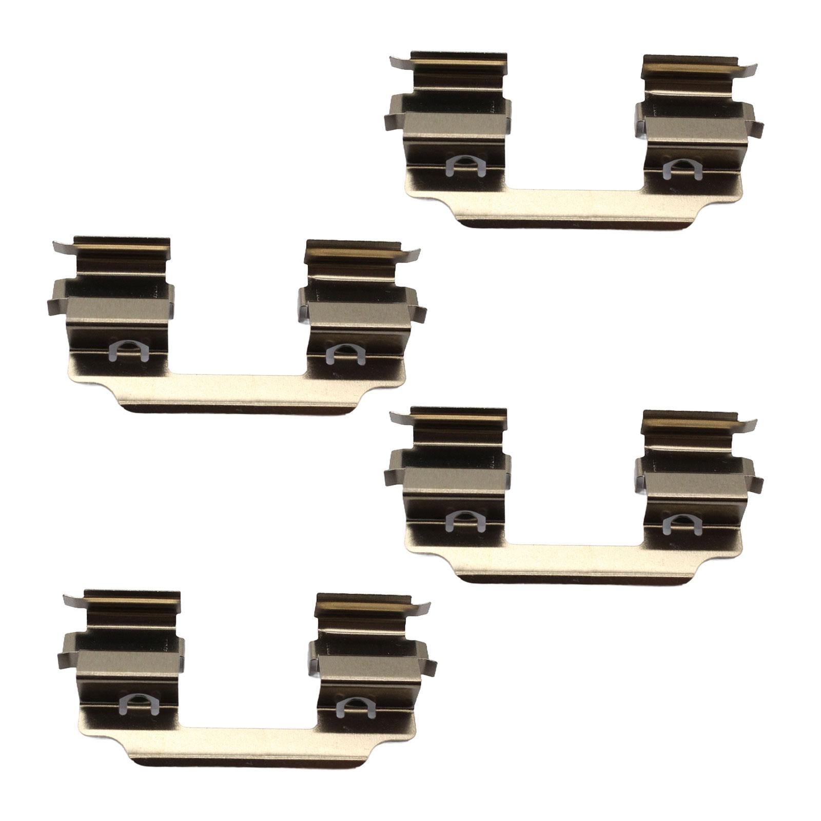 Magideal - 4 Cuñas Para Pastillas De Freno Delanteras, Clips Antisonajero, Kits De Montaje, Sistema De Frenos Delantero Izquierdo Y Derecho, Repuesto De Metal