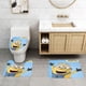 thumbnail image 2 of Minions Juego de 3 alfombras de baño de coral fleece: tapete de baño + alfombra de inodoro en forma de U + funda de tapa de inodoro en forma de O, 2 of 6