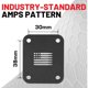 thumbnail image 3 of Bulletpoint Metal 4Hole AMPS Base Mount with 20mm 0.787 in, 3 of 3