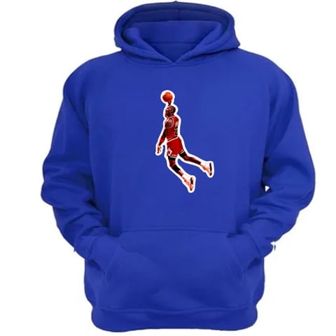 Genérico - Polerón Canguro 23 Con Capucha Azul Talla M Unisex