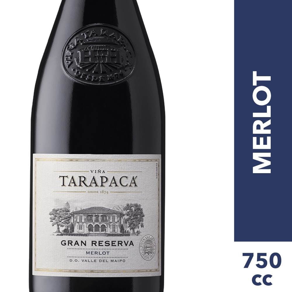 Tarapacá - Vino Tinto Merlot Gran Reserva 12,5° Botella