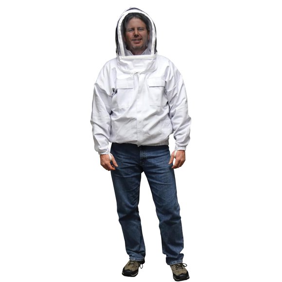 Chaqueta Mann Lake Económica de Apicultura con Velo con Capucha