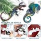 thumbnail image 5 of Moldes de resina Voaesdk Gecko Seahorse Silicone Animal 3D, 2 unidades, 5 of 6