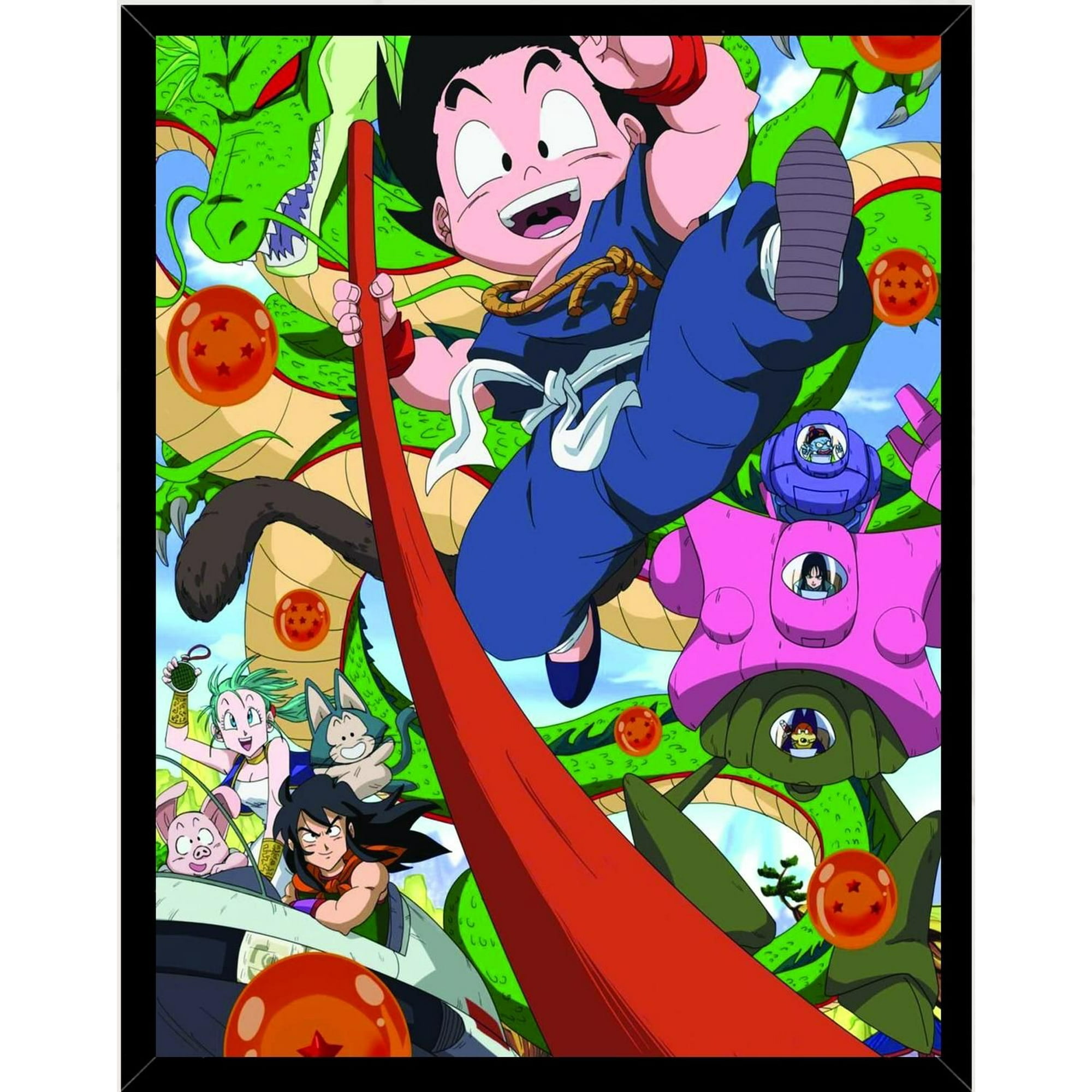 Genérico - Cuadro Decorativo Dragon Ball Medidas 30x40 Cm