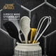 thumbnail image 3 of Set Utensilios Cocina 5 Piezas Silicona Thyme Table Negro Oro, 3 of 3