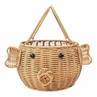 Genérico - Canasto Decorativo Cesta Organizadora Diseño Animal Jhn