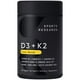 thumbnail image 1 of Suplemento Sports Research con vitamina D3 + K2 vegana 5000 UI, 1 of 3