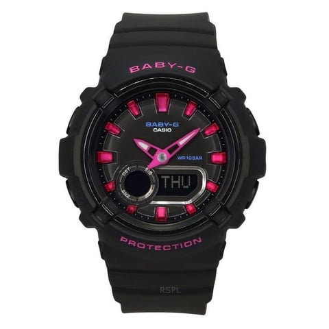 Casio - Reloj Baby-G Análogo Digital Correa De Resina Esfera Negra Cuarzo Bga-280Dn-1A 100M Para Mujer