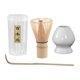 thumbnail image 4 of Matcha Ceremony Set Matcha Whisk Stand Matcha Whisk Para Amigos Regalos Crack Matt White, 4 of 5