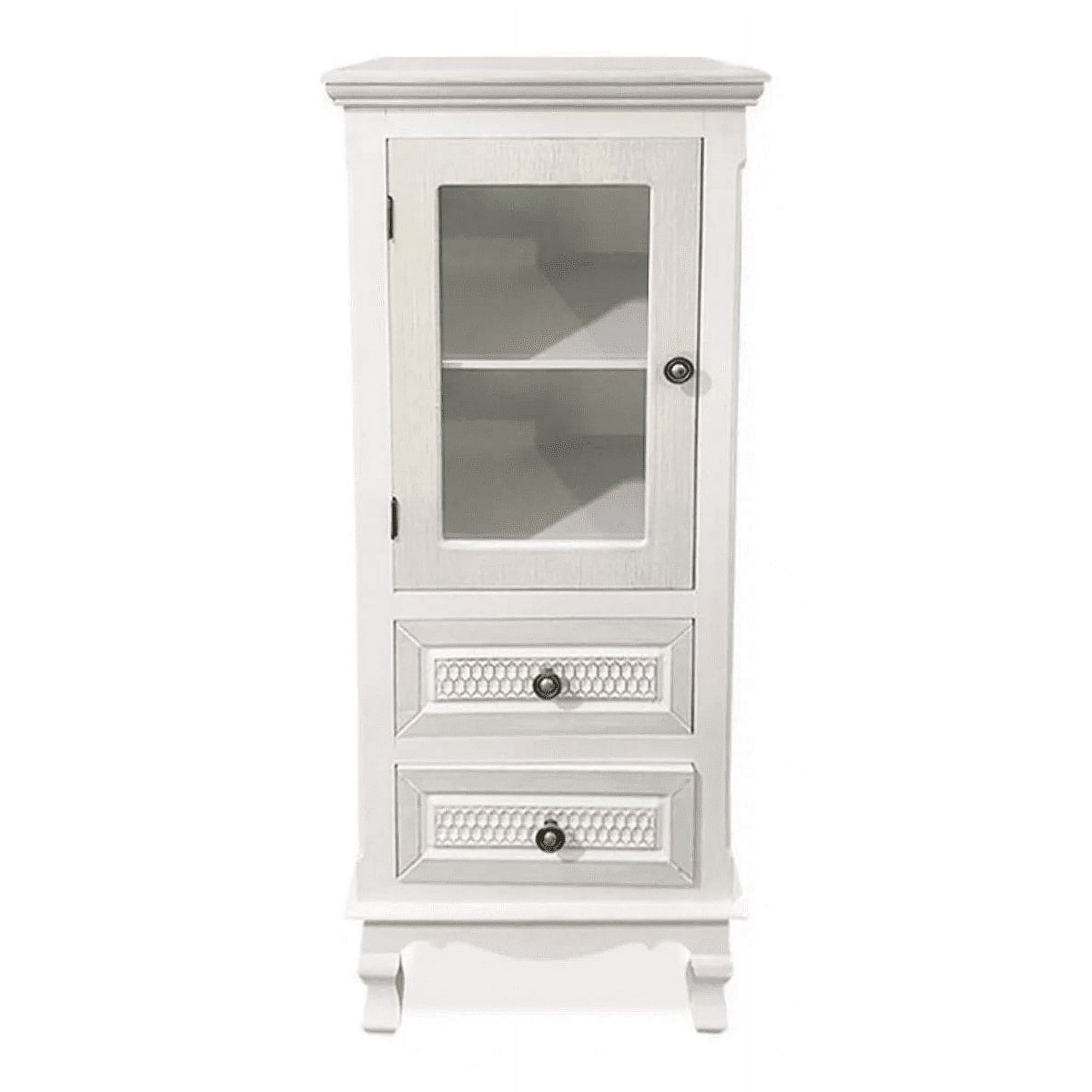 Sorento - Vitrina 2 Cajones Y Vidrio Recto - S0445