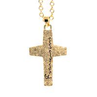 Swiss Trading Co - Cruz Del Buen Pastor Enchapetado Oro 18K