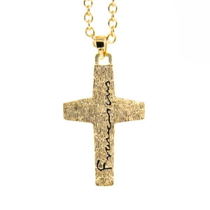 Swiss Trading Co - Cruz Del Buen Pastor Enchapetado Oro 18K