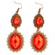 thumbnail image 4 of Conjunto de joyas con diseño gótico de vampiro negro con forma de esqueleto, gargantilla de encaje para mujer, 4 of 6