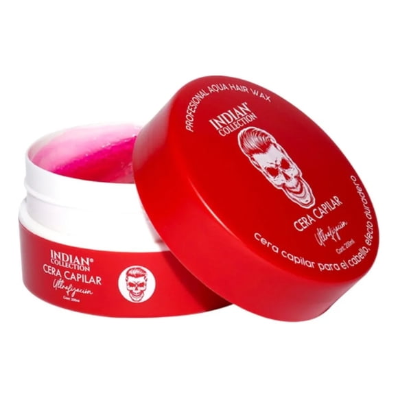 SET 2 FIJADOR CAPILAR CERA ROJO EFECTO DURADERO HOMBRES LAU