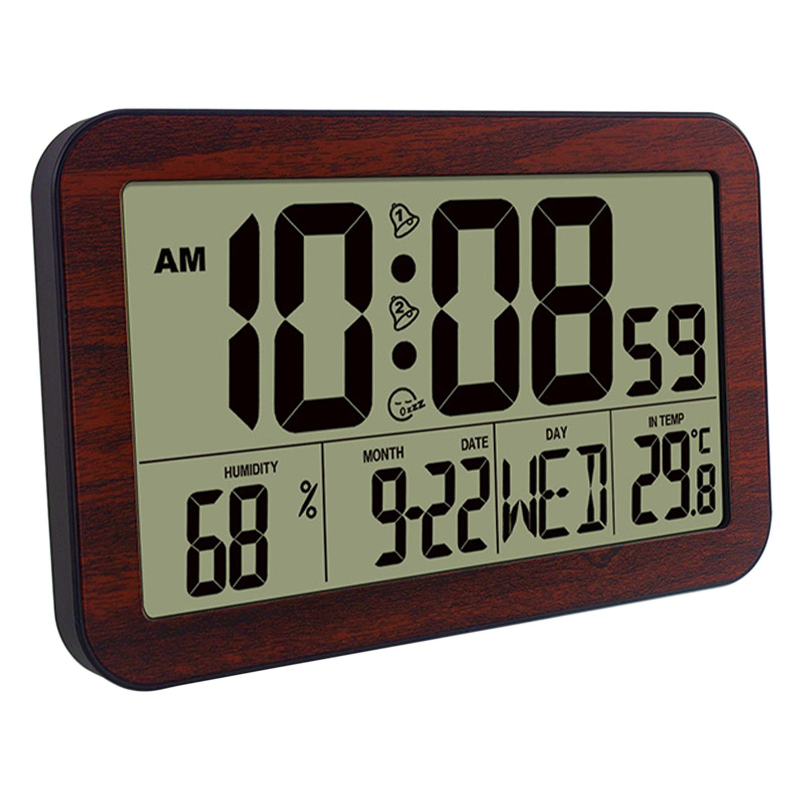 Bothyi - Despertador Digital Con Función De Repetición Alimentado Por Batería Para El Hogar Junto A La Cama Oscuro