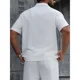 thumbnail image 2 of Polera Hombre Manga Corta Textura Suave Cierre Tendencia 0273, 2 of 3
