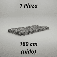 Bloccare - Colchón 1 Plaza Modelo Ideal Largo 180 Cm (Para Camarotes)