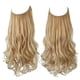 thumbnail image 1 of Xiao Hua Extensión de Cabello con Alambre de Línea de Pesca invisible, Fibra Sintética Larga Ondulada Rizada, Extensión de Cabello Estilo Diadema Ajustable, 16 inch Castaño, 1 Pieza, Estilo G, 1 of 4