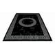 thumbnail image 2 of Alfombra Pasillera 3d Wm 60x180 Cm Decorativa 1.8 M 60 Cm Negro Con Cuadro Negro Con Blanco Mesclado, 2 of 3