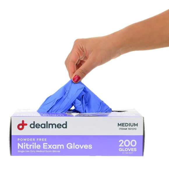 Guantes Desechables De Nitrilo De Grado Médico Medium
