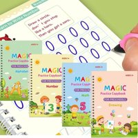 Clickdescuento - Pack 4 Libro De Aprendizaje Trazos 3D Montessori Verde