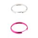 thumbnail image 3 of Cadena Embellecedora De Llavero De Aluminio Para Clubman Countryman Rosa + Plata, 3 of 4