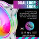 thumbnail image 2 of Ventilador Master MasterFan MF120 Halo White 120 mm ARGB, 2 of 9