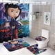 thumbnail image 1 of Coraline-theme 4-Piece Shower Curtain Set with Rugs, Waterproof Bathroom Decor Set Includes Bath Mat, U-Shaped Rug, Toilet Lid Cover and Curtain with Hooks, 1 of 6