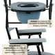 thumbnail image 3 of Silla Baño Portátil Ducha Plegable Para Adulto, 3 of 8